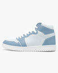Baby Blue's - Custom high-top sneakers inspired by the classic Air Jordan 1 silhouette. Premium leather construction with a bold, unique colorway.