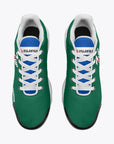 Top view of Eddie Jordan 191 custom sneaker - f1 sneakers, motorsports footwear, race day sneakers