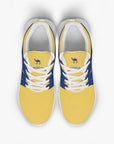 Top-down view of Camel Livery Running Sneakers - crafted with a breathable mesh upper, EVA cushioning, and a Phylon outsole for enhanced grip and performance.