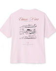 Back of Ferrari Chassis No 1 tee - vintage f1 apparel, motorsports apparel