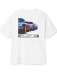 Back of Flat Six tee - Premium F1 Apparel, Motorsports Shirt, Vintage Porsche