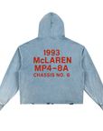 1993 McLaren Vintage-washed hoodie
