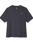 1965 Monaco Grand Prix tee in charcoal, front with small chest logo