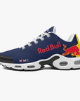 Side view of Red Bull Racing custom sneaker - f1 sneakers, motorsports footwear, race day sneakers