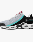Side view of Mercedes Silver Arrows custom sneaker - f1 sneakers, motorsports footwear, race day sneakers