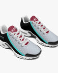 Side view of Mercedes Silver Arrows custom sneaker - f1 sneakers, motorsports footwear, race day sneakers