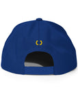 Back of the Nacional snapback hat with adjustable closure for a customizable fit, designed for motorsport enthusiasts.