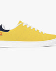 Brazil Low leather sneakers inspired by Ayrton Senna and classic motorsports heritage. Designed for unisex wear with a sleek, custom look.