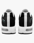 Side view of Mercedes Silver Arrows custom sneaker - f1 sneakers, motorsports footwear, race day sneakers