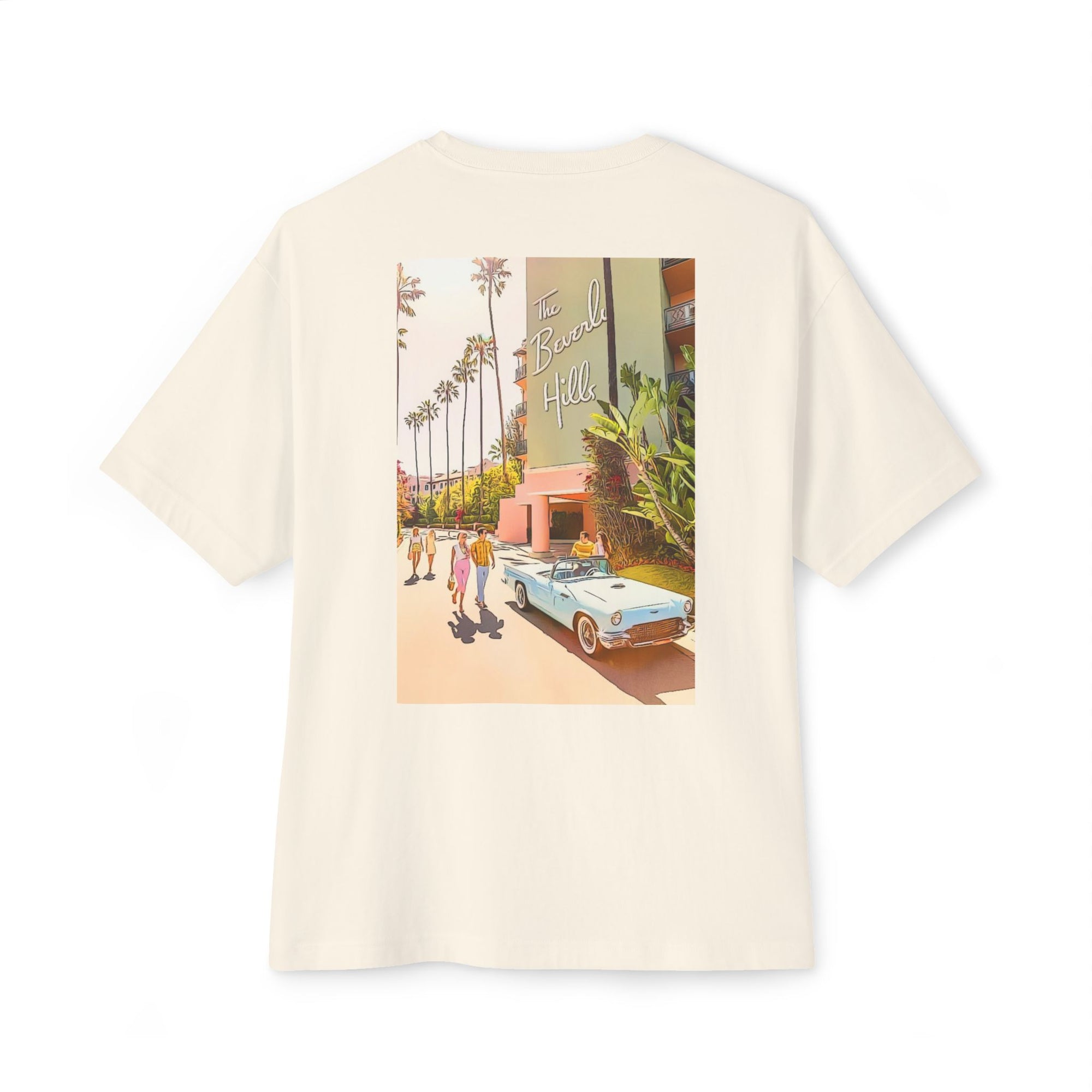 Back of the Beverly Tee - Premium Vintage Shirt, F1 Apparel, Racing Heritage