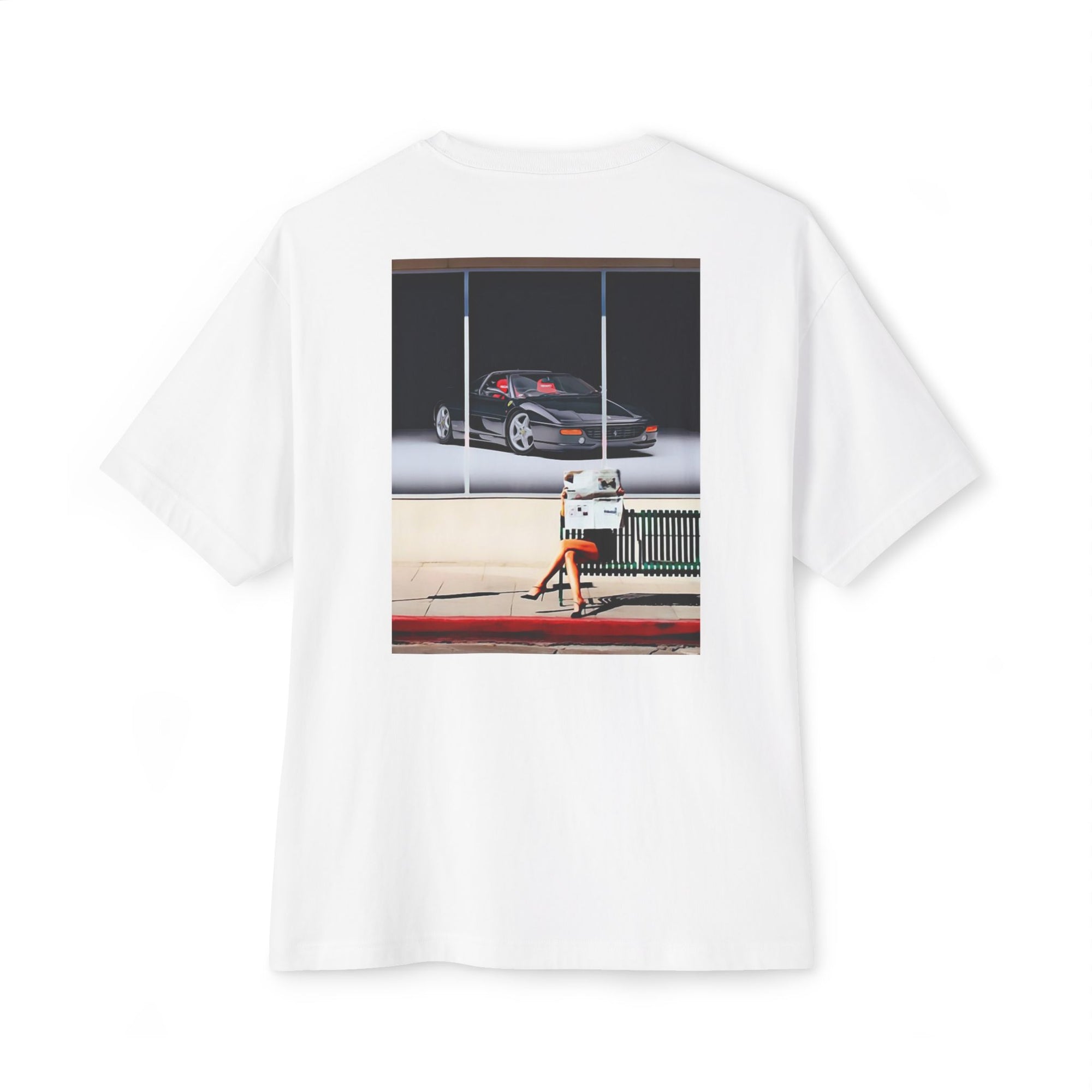 Back of the Pitstop Tee by SINCLAIR - premium f1 apparel, motorsports apparel, vintage aesthetic apparel