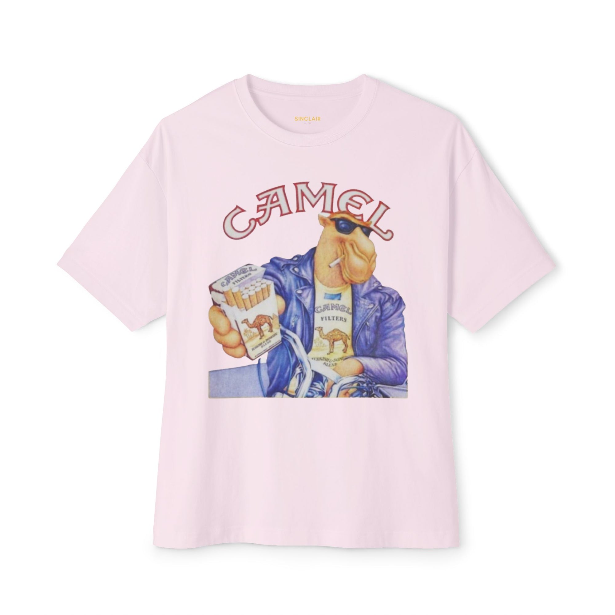 Front view of the Vintage Camel Tee - Premium Vintage Shirt, F1 Apparel, Racing Heritage