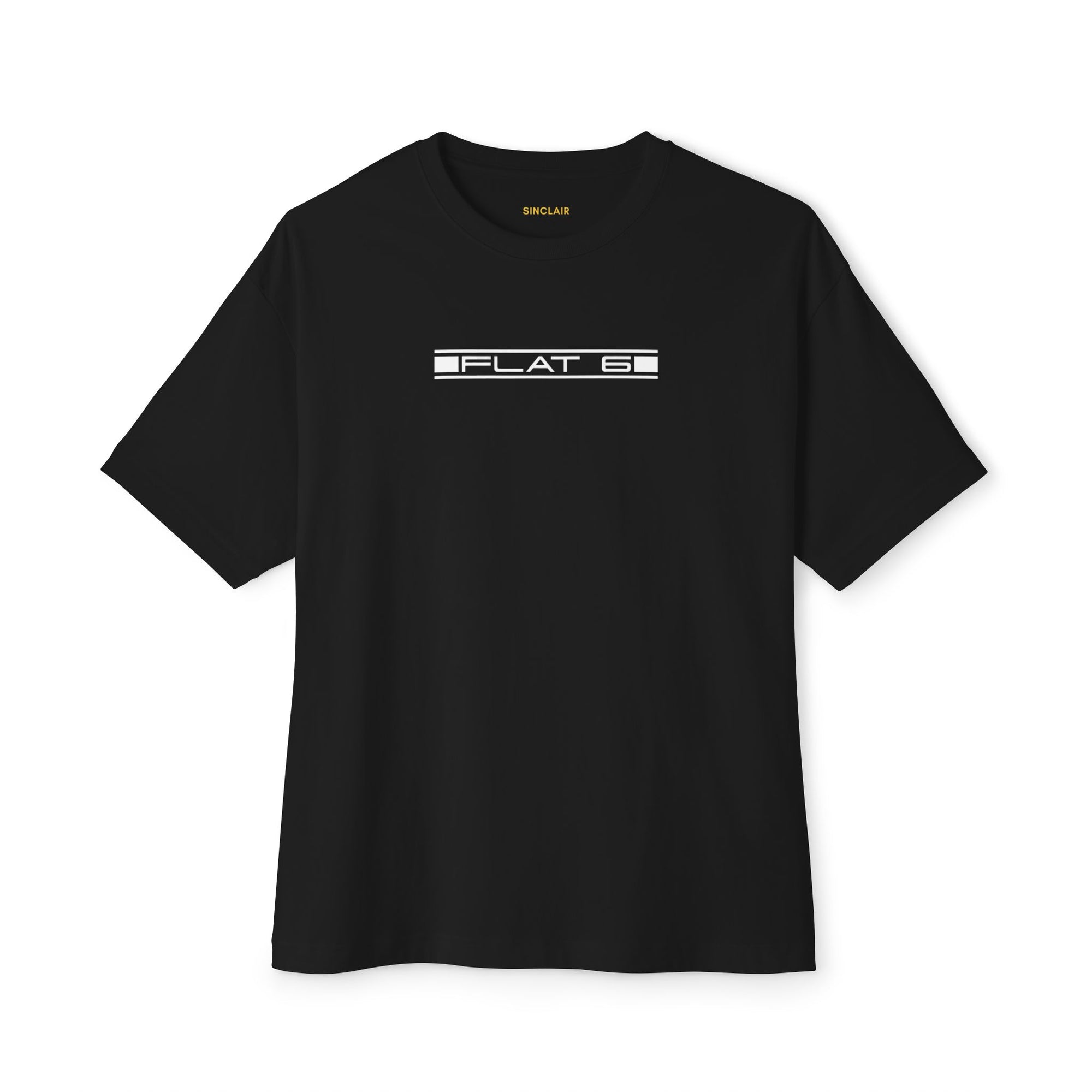 Front of Flat Six tee - Premium F1 Apparel, Motorsports Shirt, Vintage Porsche 