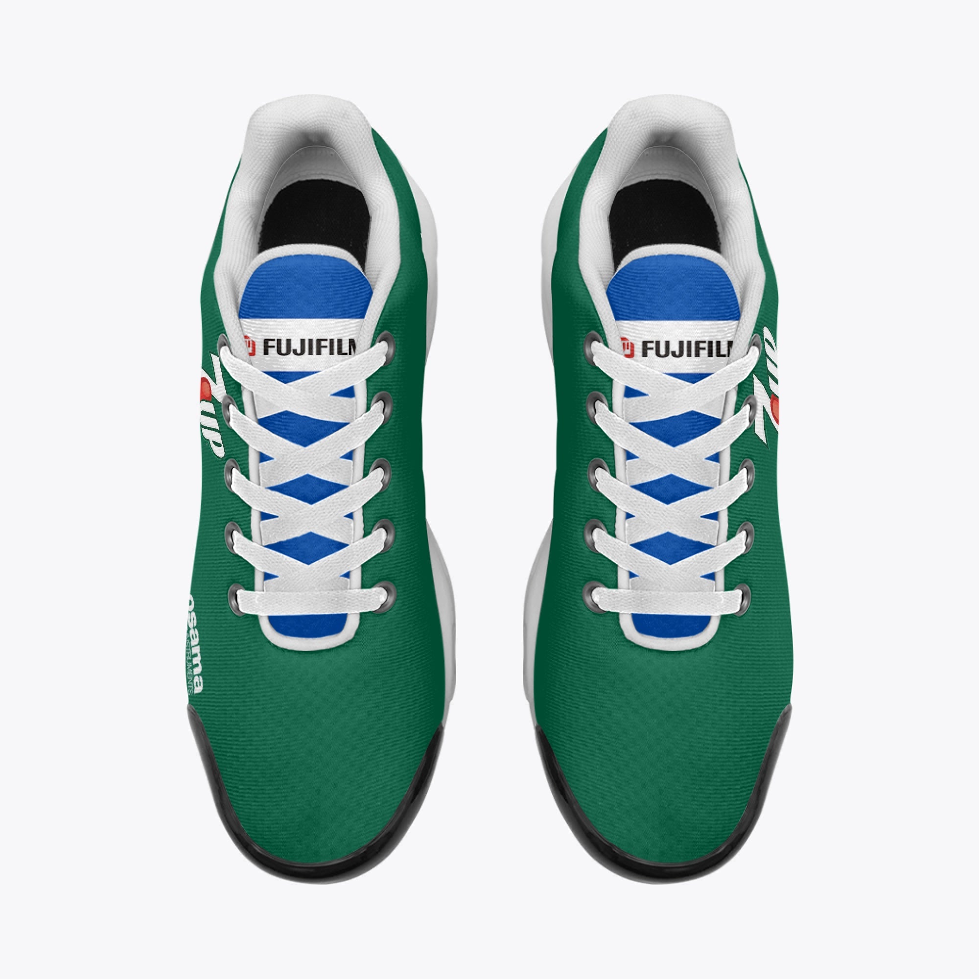 Top view of Eddie Jordan 191 custom sneaker - f1 sneakers, motorsports footwear, race day sneakers