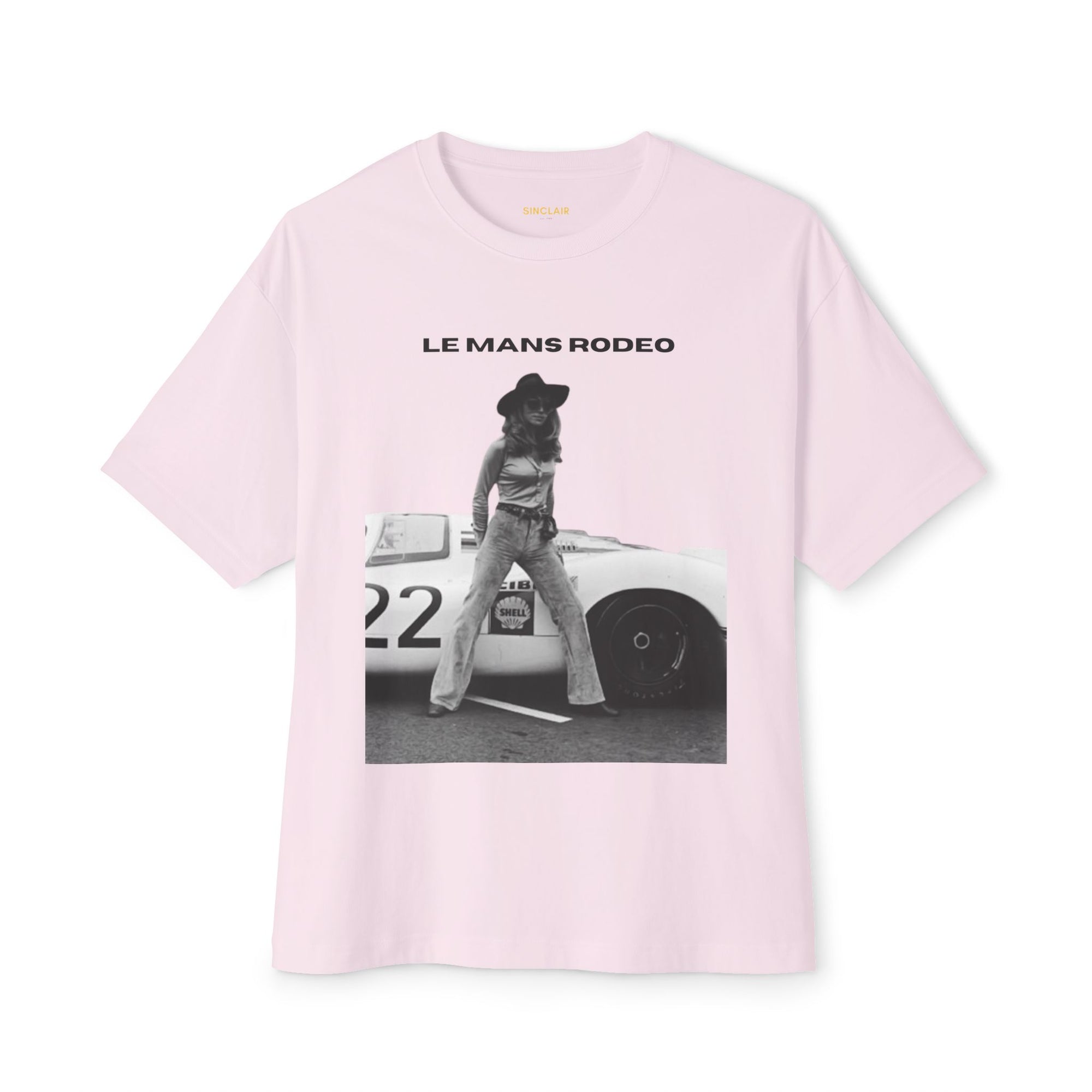 Front of The Le Mans Rodeo Tee - vintage motorsports tee, f1 apparel, premium race car tee