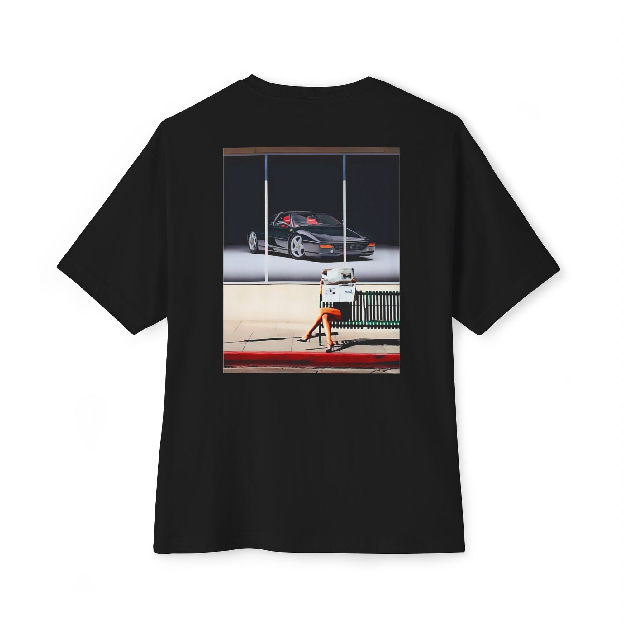 Back of the Pitstop Tee by SINCLAIR - premium f1 apparel, motorsports apparel, vintage aesthetic apparel
