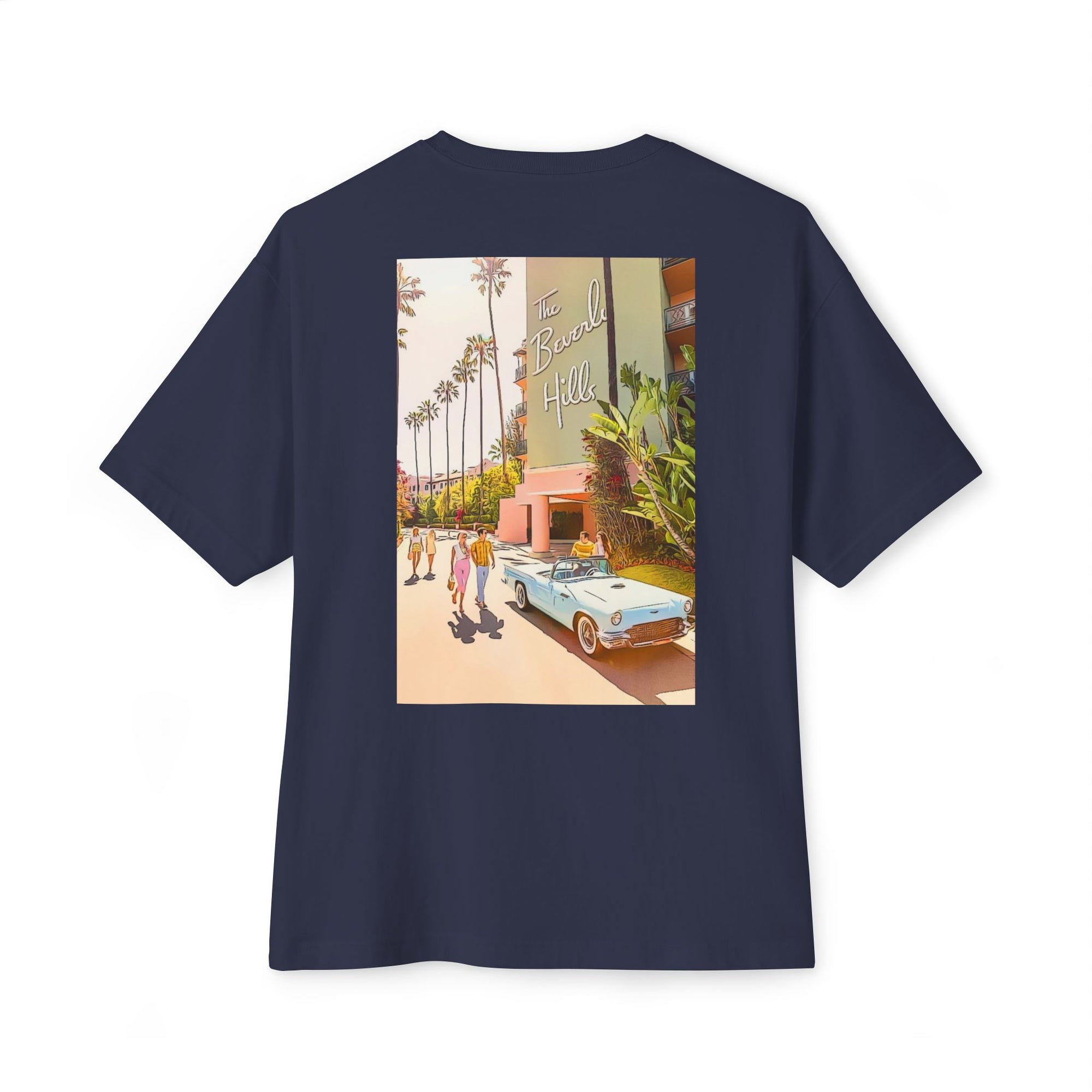 Back of the Beverly Tee - Premium Vintage Shirt, F1 Apparel, Racing Heritage