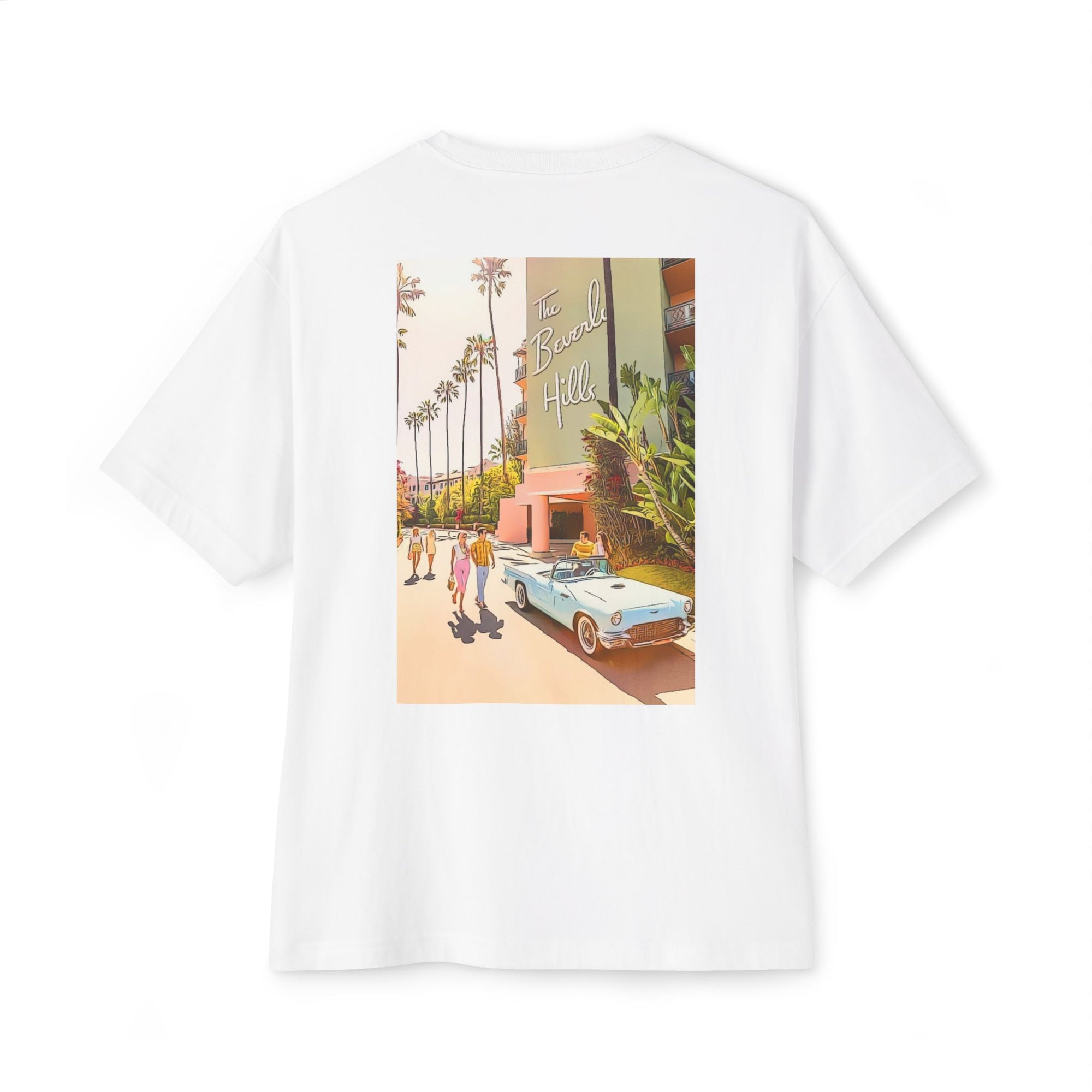 Back of the Beverly Tee - Premium Vintage Shirt, F1 Apparel, Racing Heritage