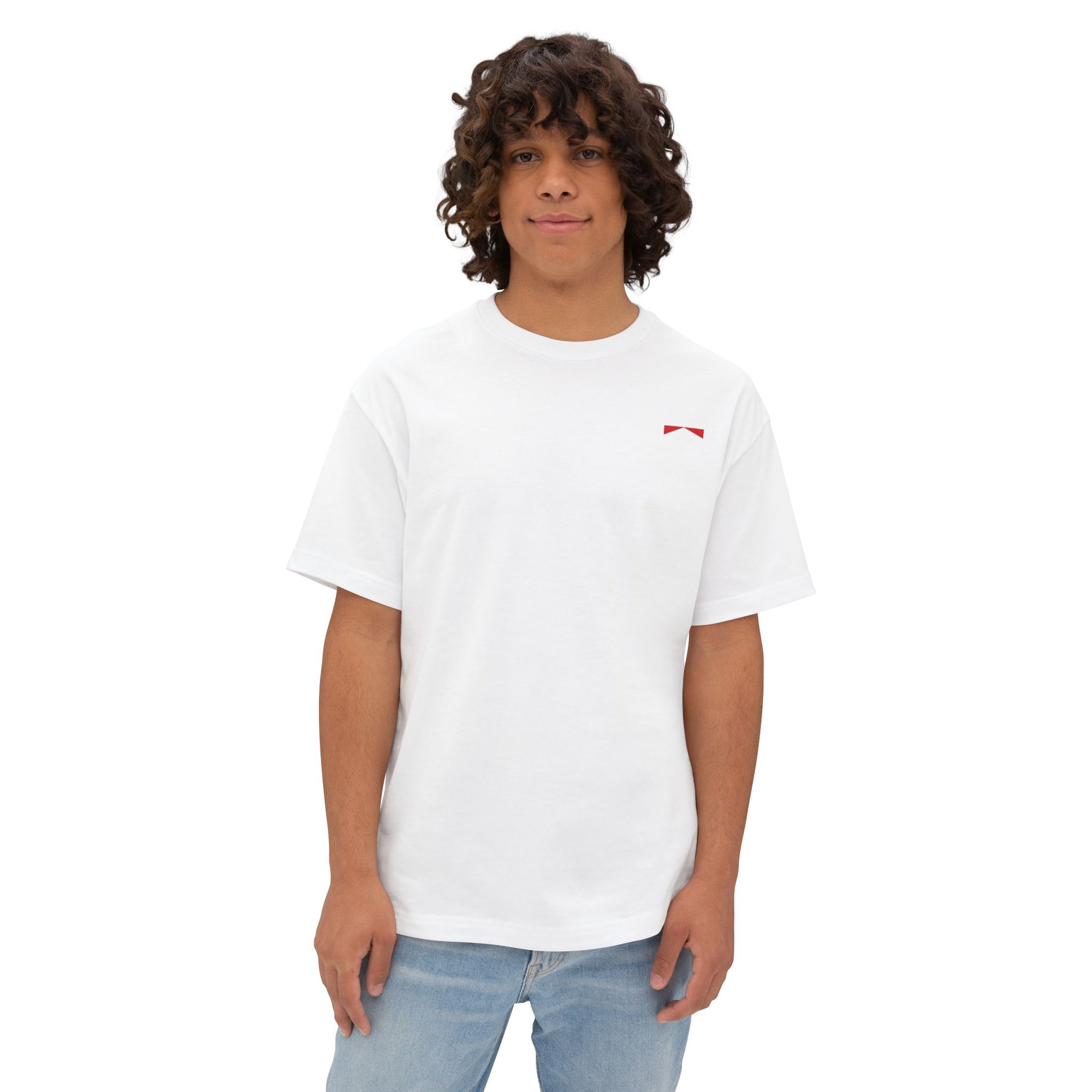 Model wearing Driven to Perfection tee - Ayrton senna apparel, vintage motorsports, premium f1 apparel.