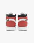 Back view of Air Marlboro sneakers - showcasing premium leather construction and iconic Marlboro red color way.